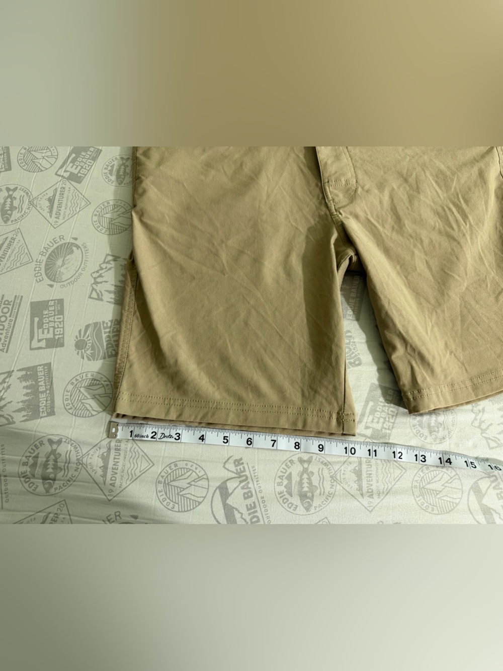 PrAna Brion Shorts Men’s 32 Brown Stretch Nylon Hiking Outdoor 9 Inch Inseam - Picture 5 of 6
